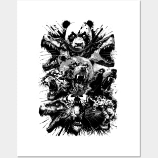 Wild animals Posters and Art